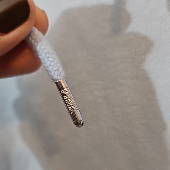 PINK Victoria's Secret Light Blue Hoodie Sweater, Womens Large - Picture 6 of 7